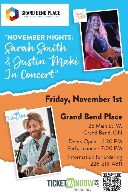 November Nights: Sarah Smith & Justin Maki In Concert