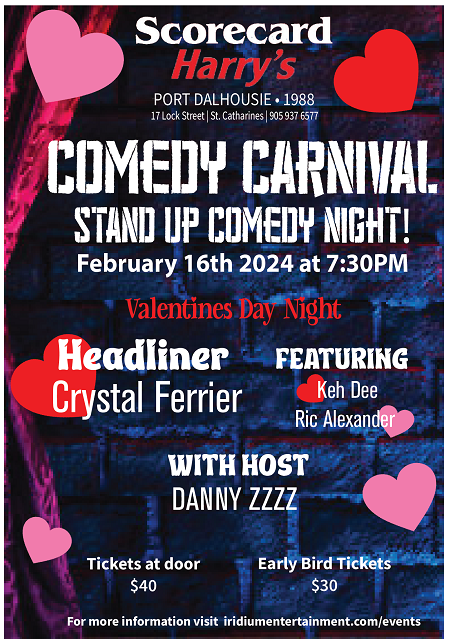 COMEDY CARNIVAL VALENTINES DAY