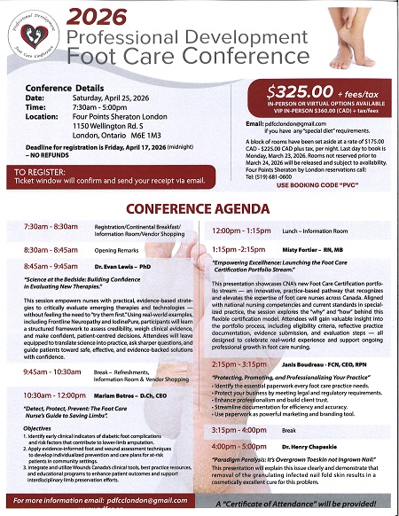 Professional Development Foot Care Conference 2026